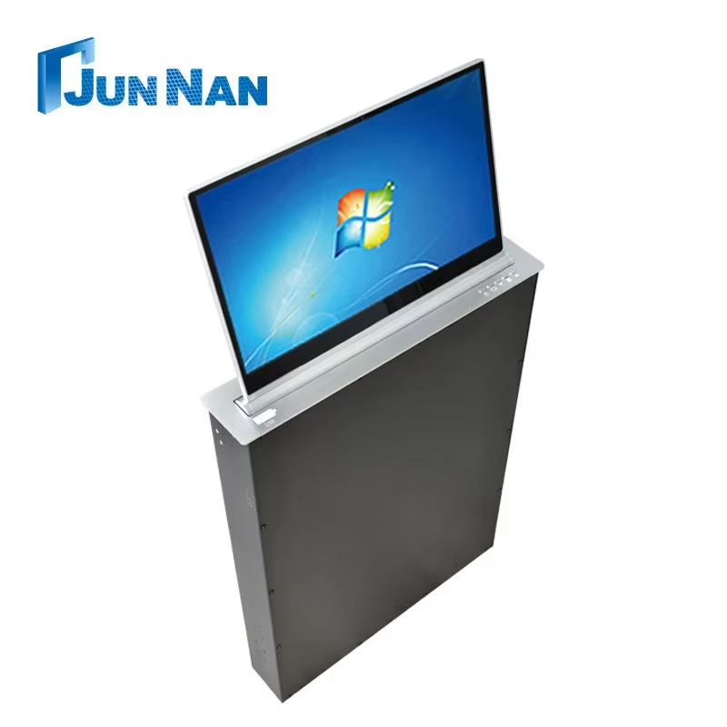 Elevador de monitor LCD para sistema de conferência sem papel