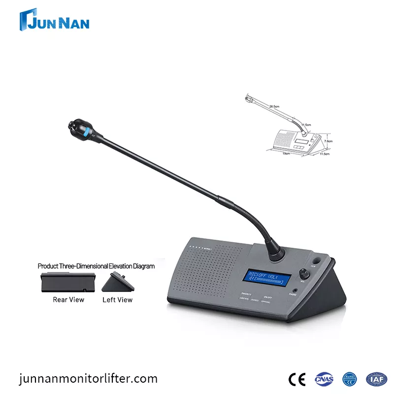 Sistema de microfone UHF recarregável de resistência para microfone